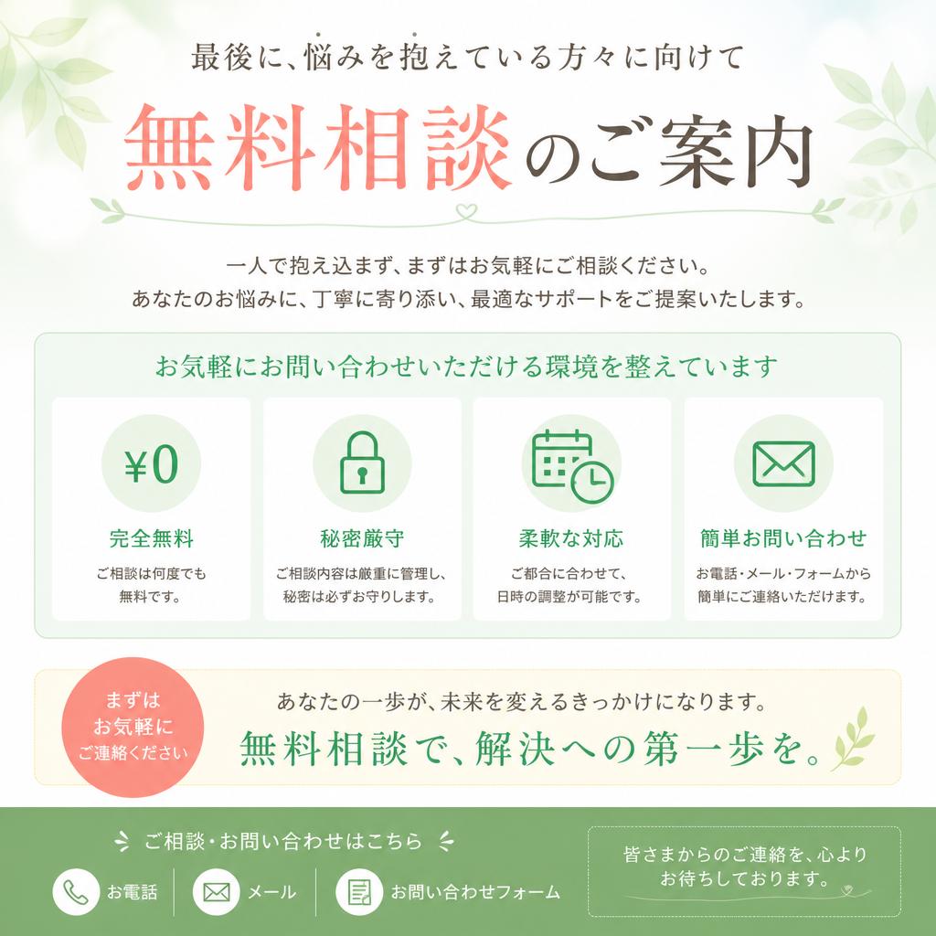 無料相談のご案内
